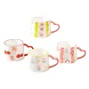 Pastoral style underglaze hand-painted ceramic coffee cups, office and home creative design sense cross-border wholesale mugs Item Picture